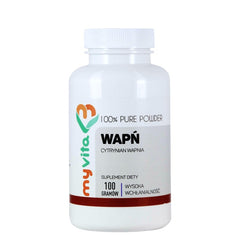 Myvita Calcium Citrate 100g framsida