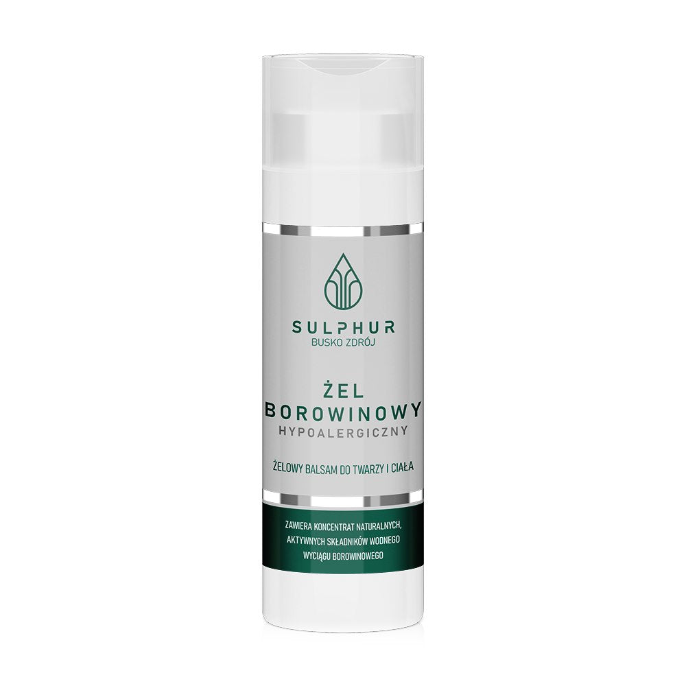 Sulphur - Peat Gel Hypoallergenic baksida näringsinformation