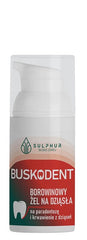 Sulphur Buskodent Peat Gel For Gums baksida