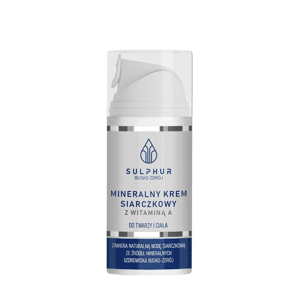 Svovl - Mineral Svovl Creme Med Vitamin A - 100ml