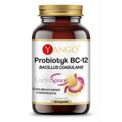 Yango - Probiotic BC-12 Bacillus Coagulans - 30 Caps