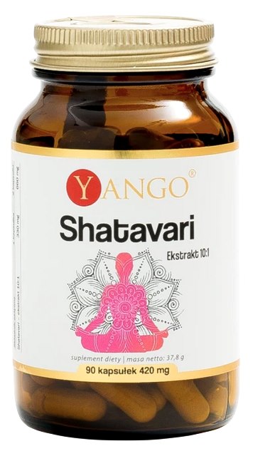 Yango Shatavari Extract baksida näringsfakta