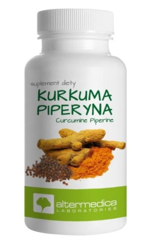 Alter Medica Turmeric Piperine 60 Caps framsida
