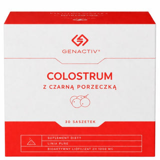 Genactiv - Colostrum With Black Currant Sachets 1000mg, 30 kpl