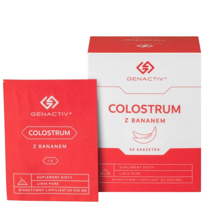 Genactiv - Kolostrum med Bananpulver 200g
