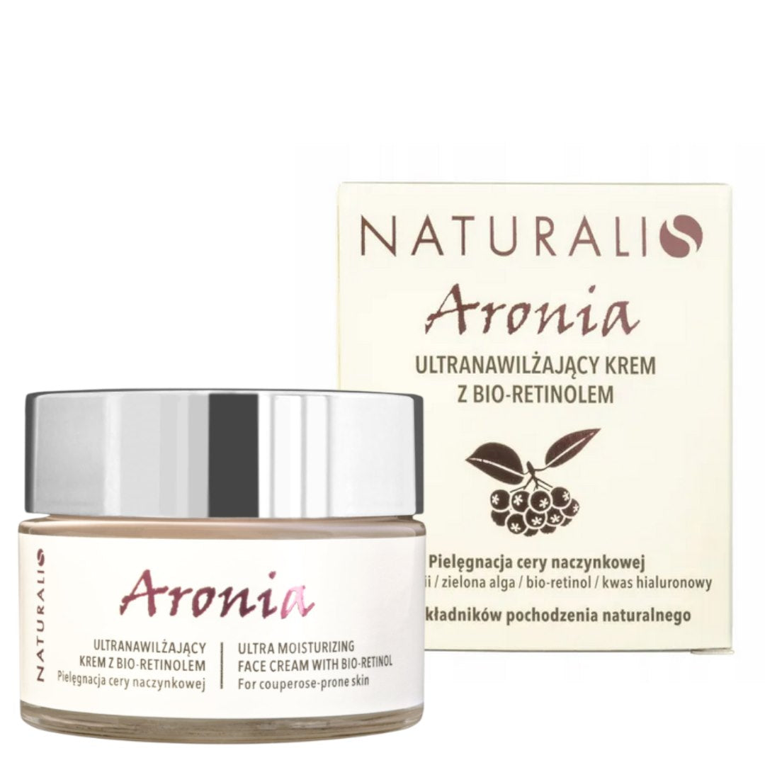 Naturalis - Aronia Ultra Fugtighedsgivende Ansigtscreme Med Bio-Retinol - 50ml