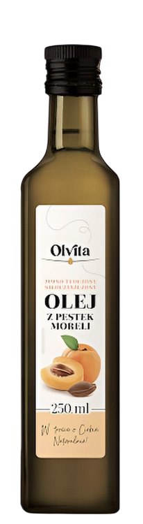 Olvita Apricot Kernel Oil Cold-Pressed framsida