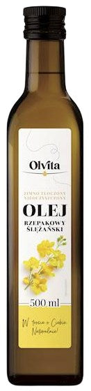 Olvita Cold-Pressed Oil baksida näringsfakta