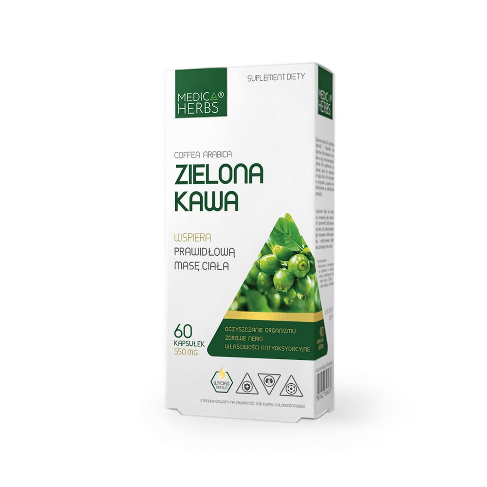 Medica Herbs Green Coffee 60 Caps framsida