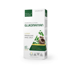 Medica Herbs Glucomannan ingredienser & etikett