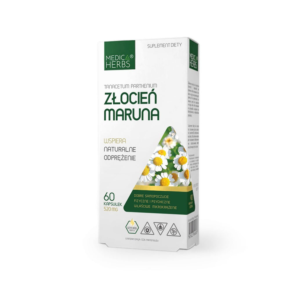 Medica Herbs Feverfew 60 kapslar framsida