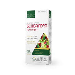 Medica Herbs Schisandra 60 kapslar framsida