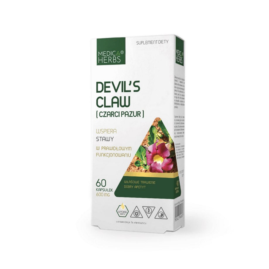 Medica Herbs Devil's Claw 60 kapslar framsida