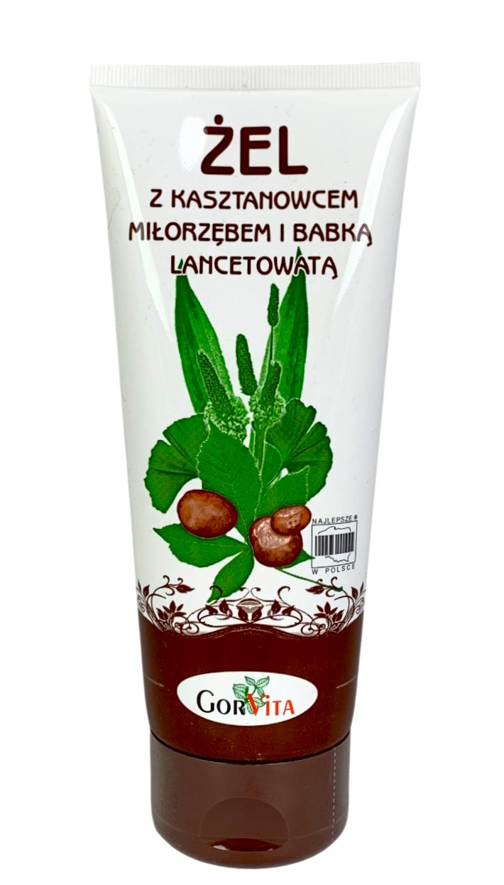 Gorvita Horse Chestnut Ginkgo Plantain Gel baksida