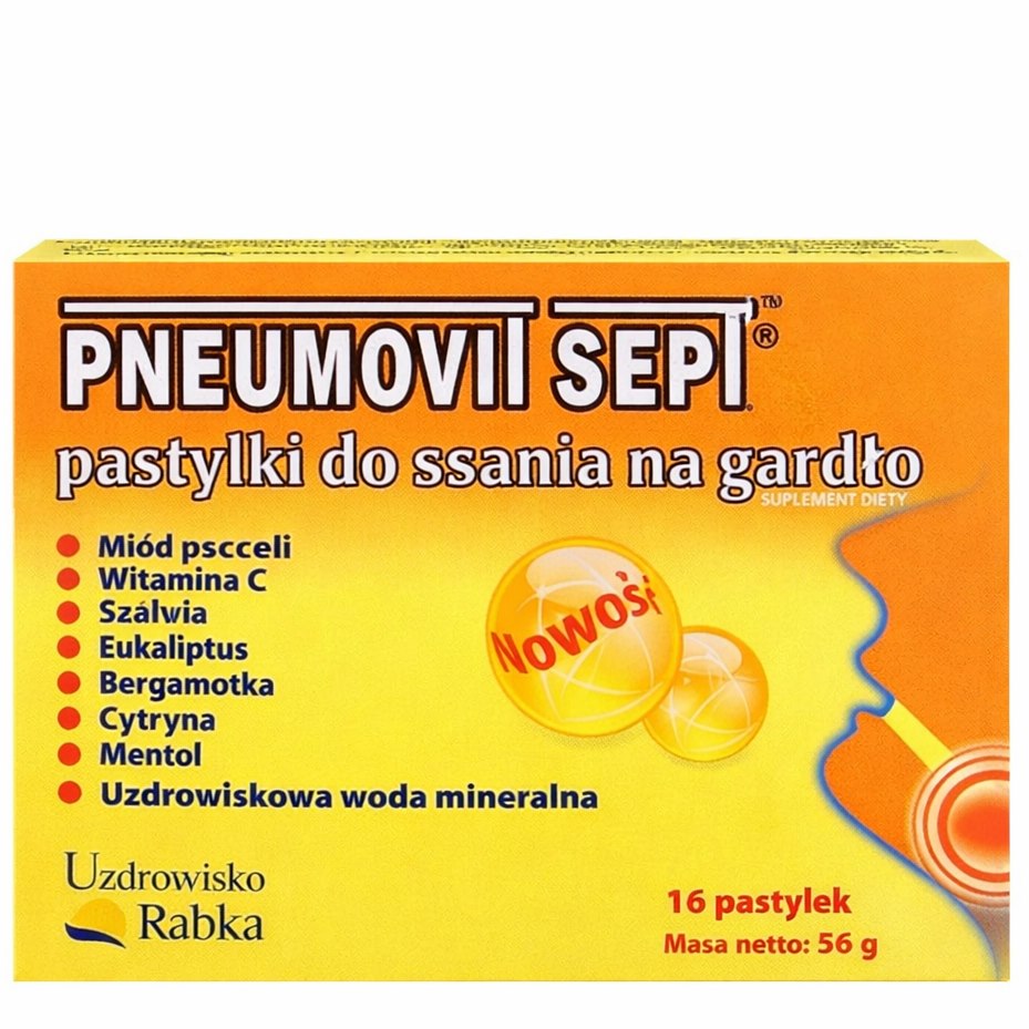 Pneumovi Sep - (Uzdrowisko Rabka) - Gorvita - Throat Lozenges - 16 Tabs