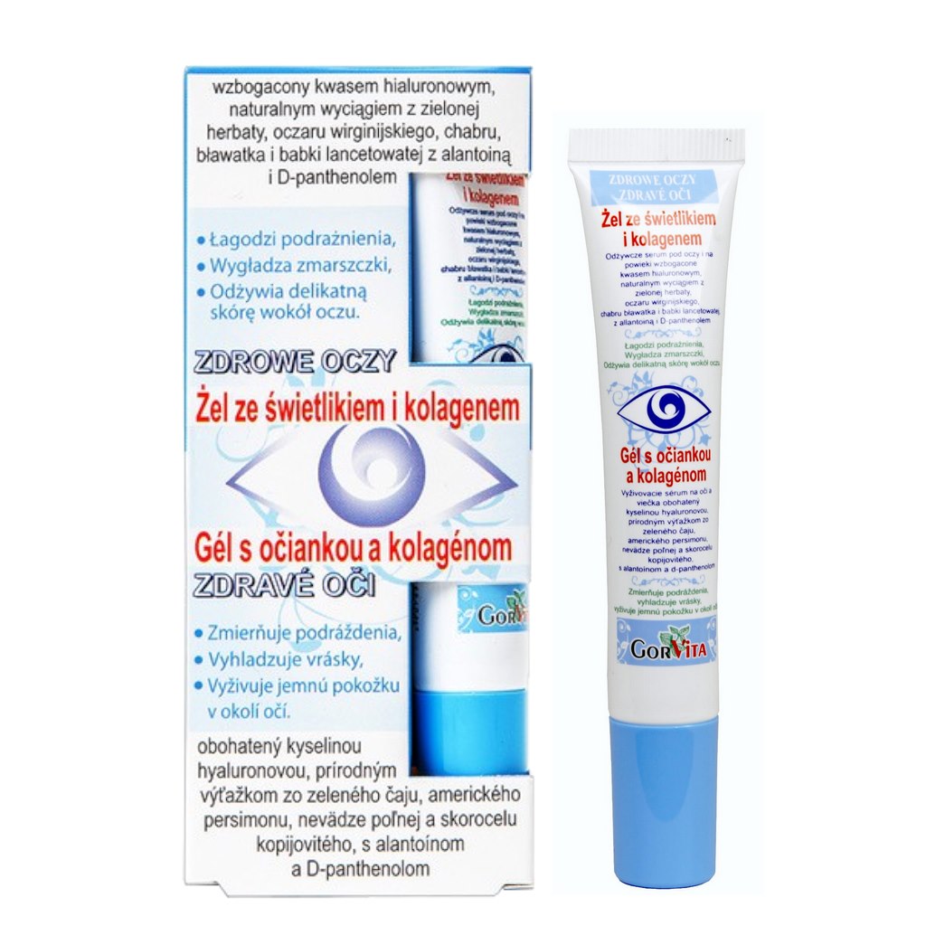 Gorvita Eye Gel With St. John's Wort And Collagen framsida