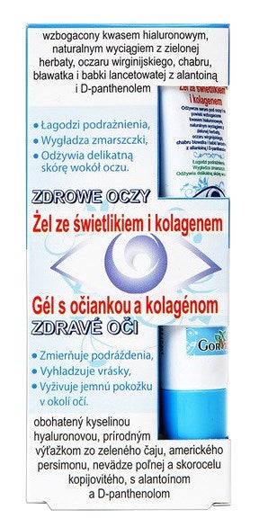 Gorvita Eye Gel öppen förpackning produktdetalj