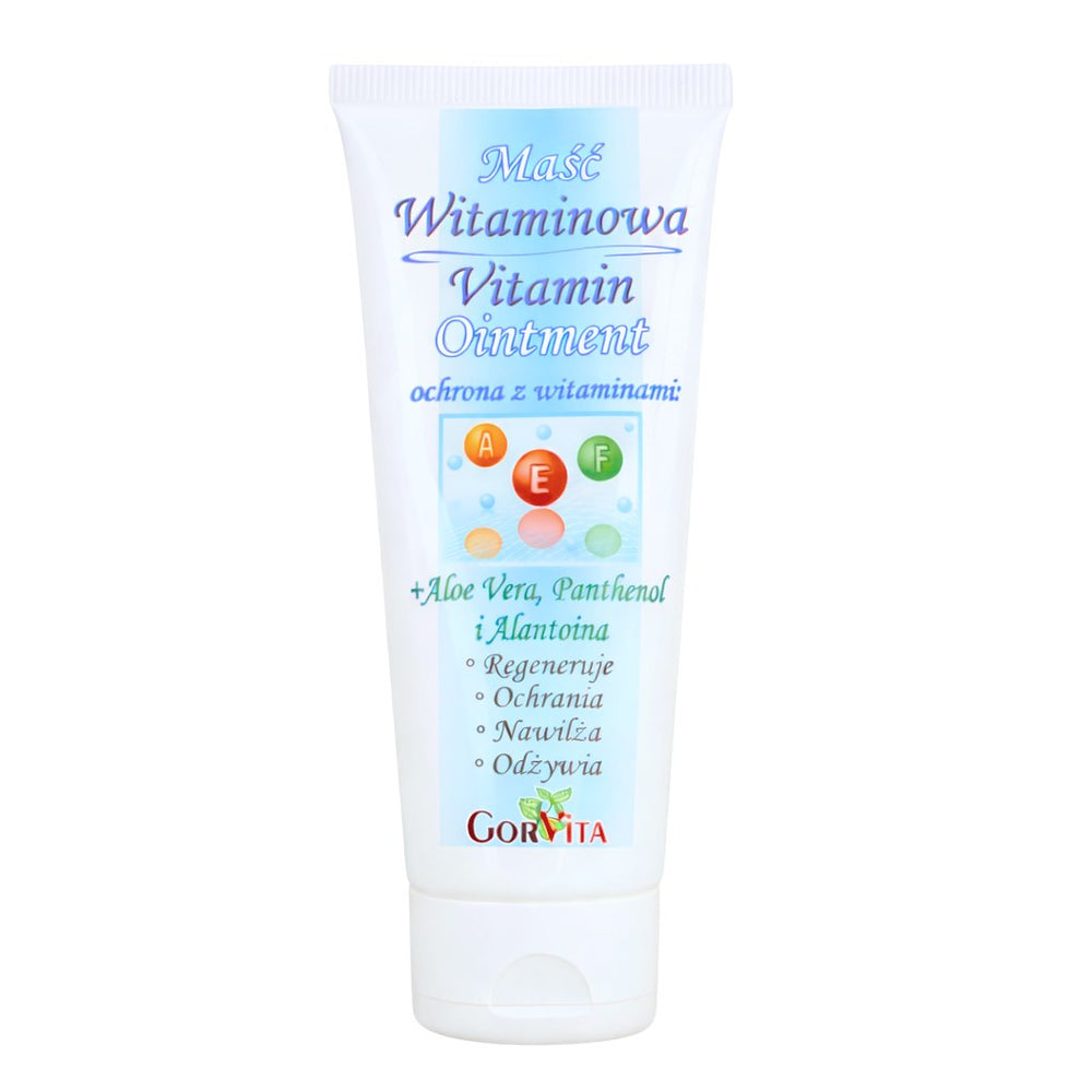 Gorvita - Protective Vitamin Ointment baksida med instruktioner