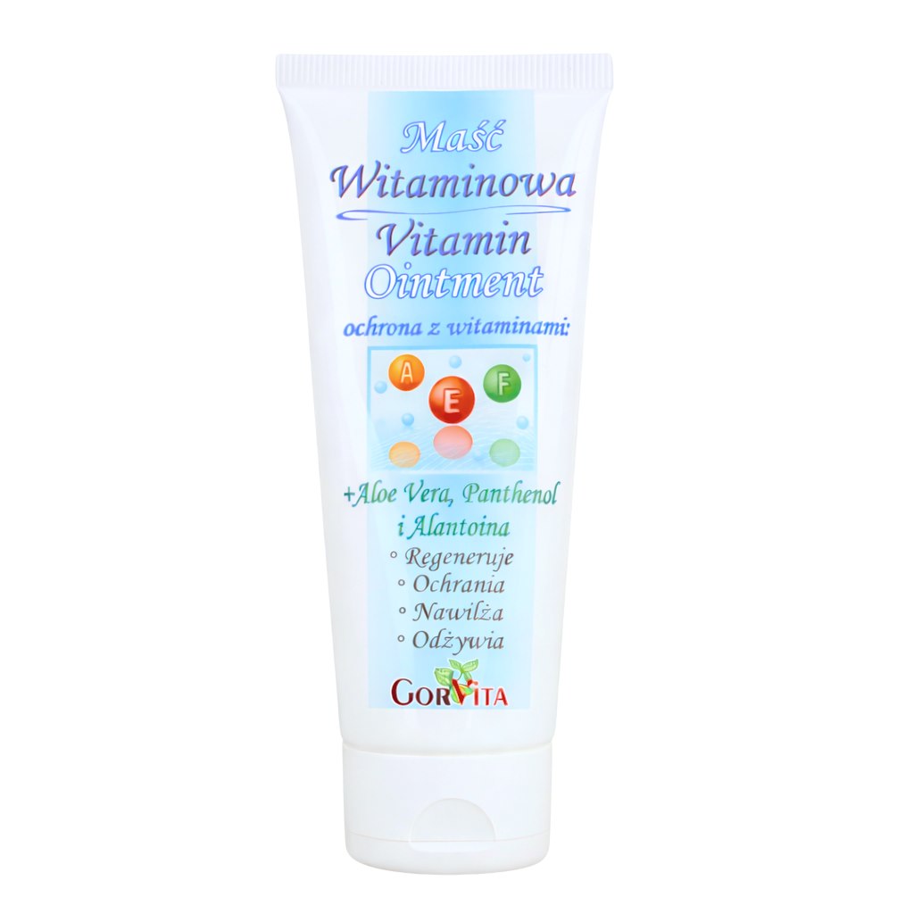 Gorvita - Protective Vitamin Ointment baksida med instruktioner
