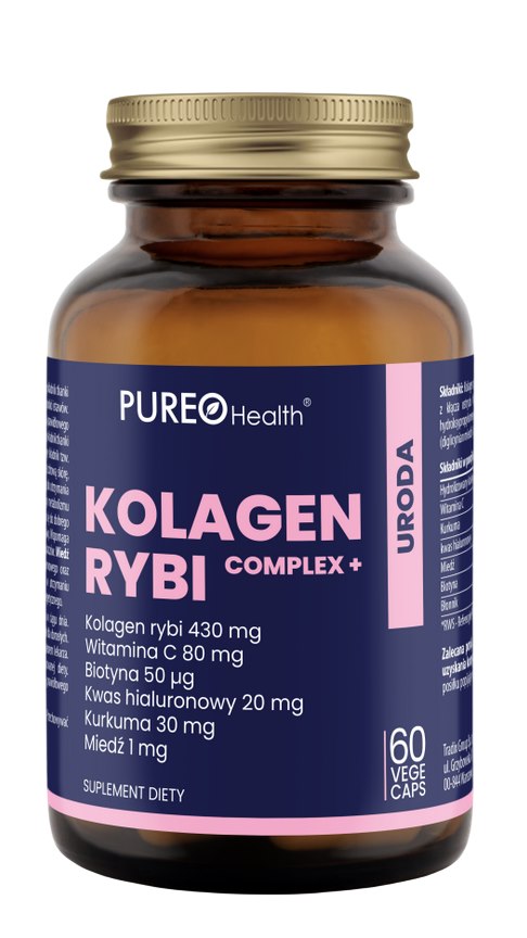 Pure o Health Kolagen Rybi Complex+ framsida