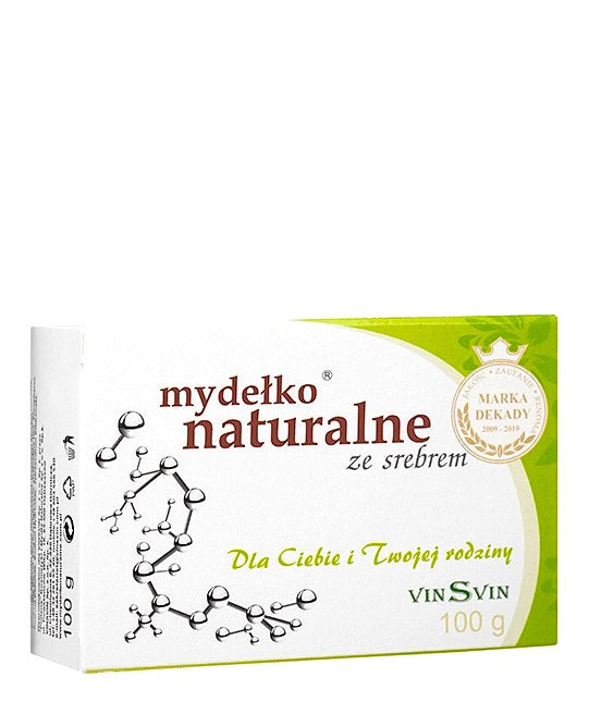 Vinsvin Natural Soap With Silver framsida