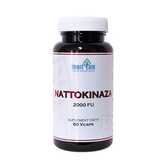 InventFarm Nattokinase - baksida med näringsinformation