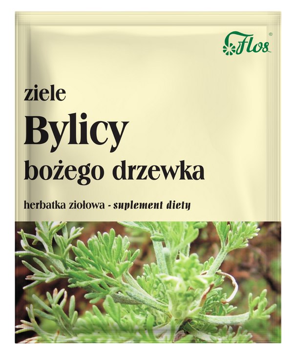 Flos - Mugwort Herb baksida med näringsinformation