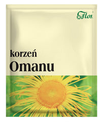 Flos - Oman Root baksida med näringsinformation