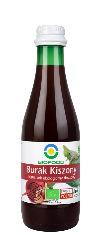 Bio Food Organic Fermented Beetroot Juice baksida näringsinformation