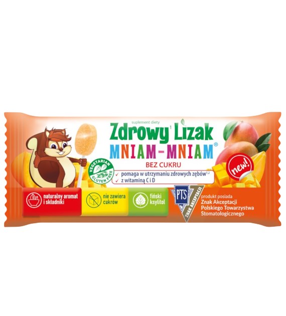 Zdrowy Lizak sockerfri klubba baksida