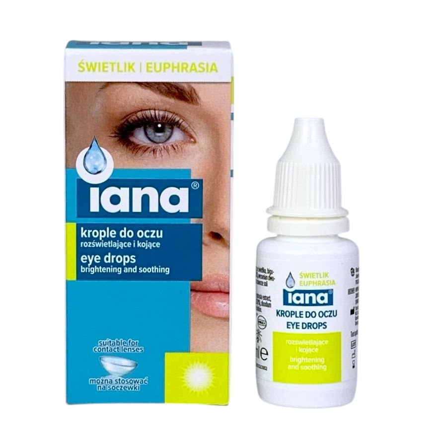 iana Eye Drops baksida med information
