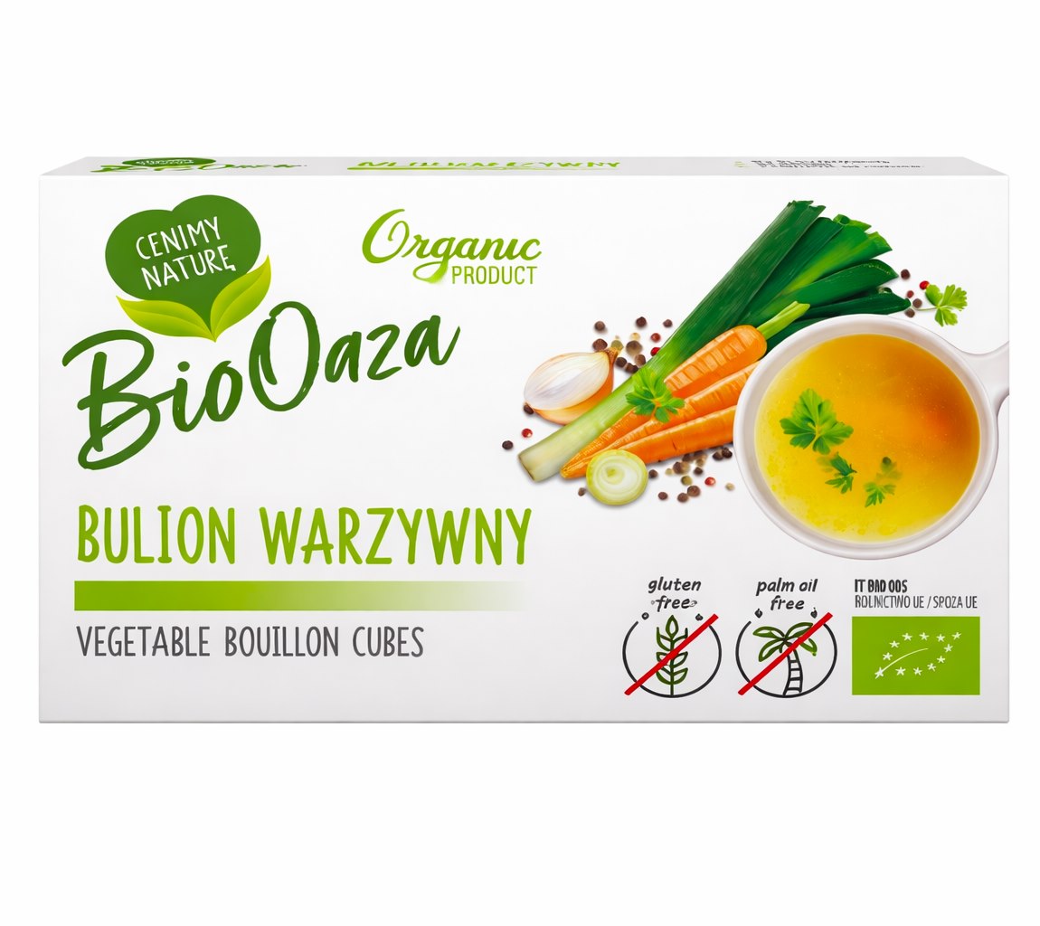 Bio Oaza Organic Vegetable Bouillon Cubes framsida