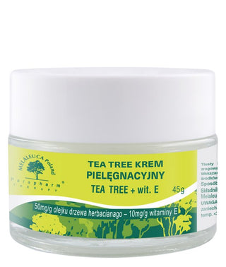 Melaleuca Tea Tree Care Cream baksida