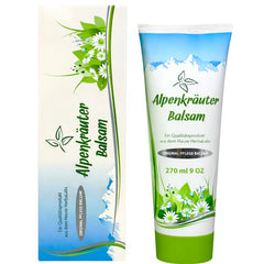 Herbalabs Alpine Herbs Balsam baksida etikett