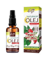 Etja Natural Rose Hip Oil baksida etikett