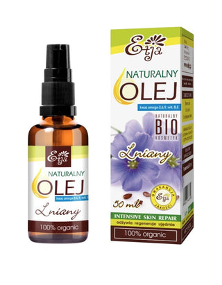 Etja Naturally Flaxseed Oil 50ml framsida