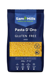 SamMills Gluten-Free Orzo Pasta näringsfakta baksida