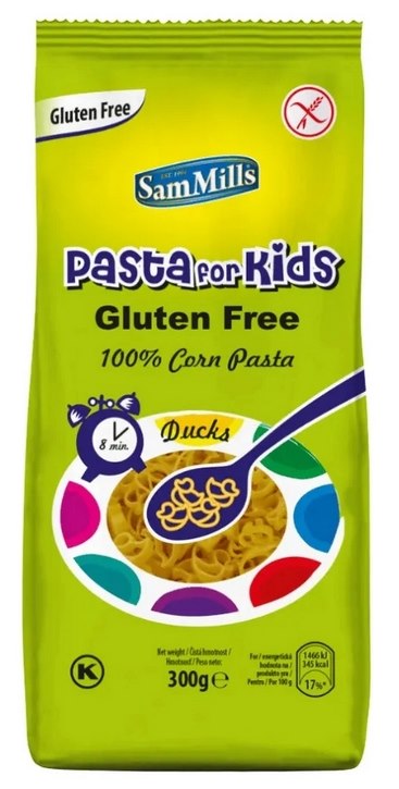 SamMills Pasta For Kids Glutenfritt - framsida