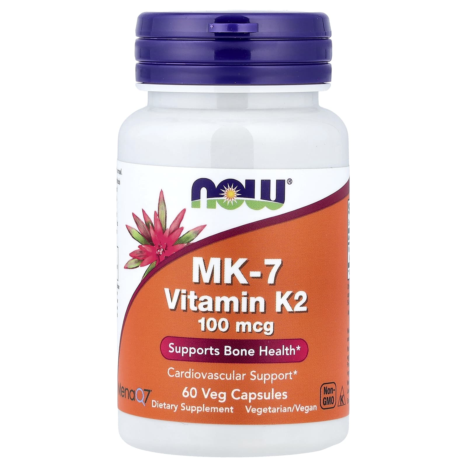 NOW Foods Vitamin K2 MK7 framsida