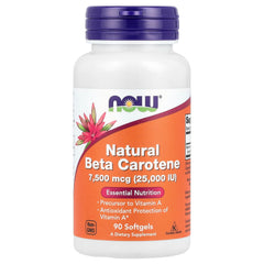 Natural Beta Carotene baksida näringsfakta