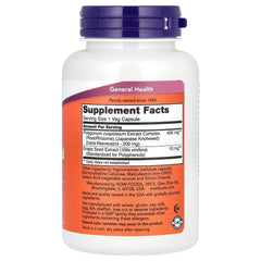 Natural Resveratrol - ingredienser etikett