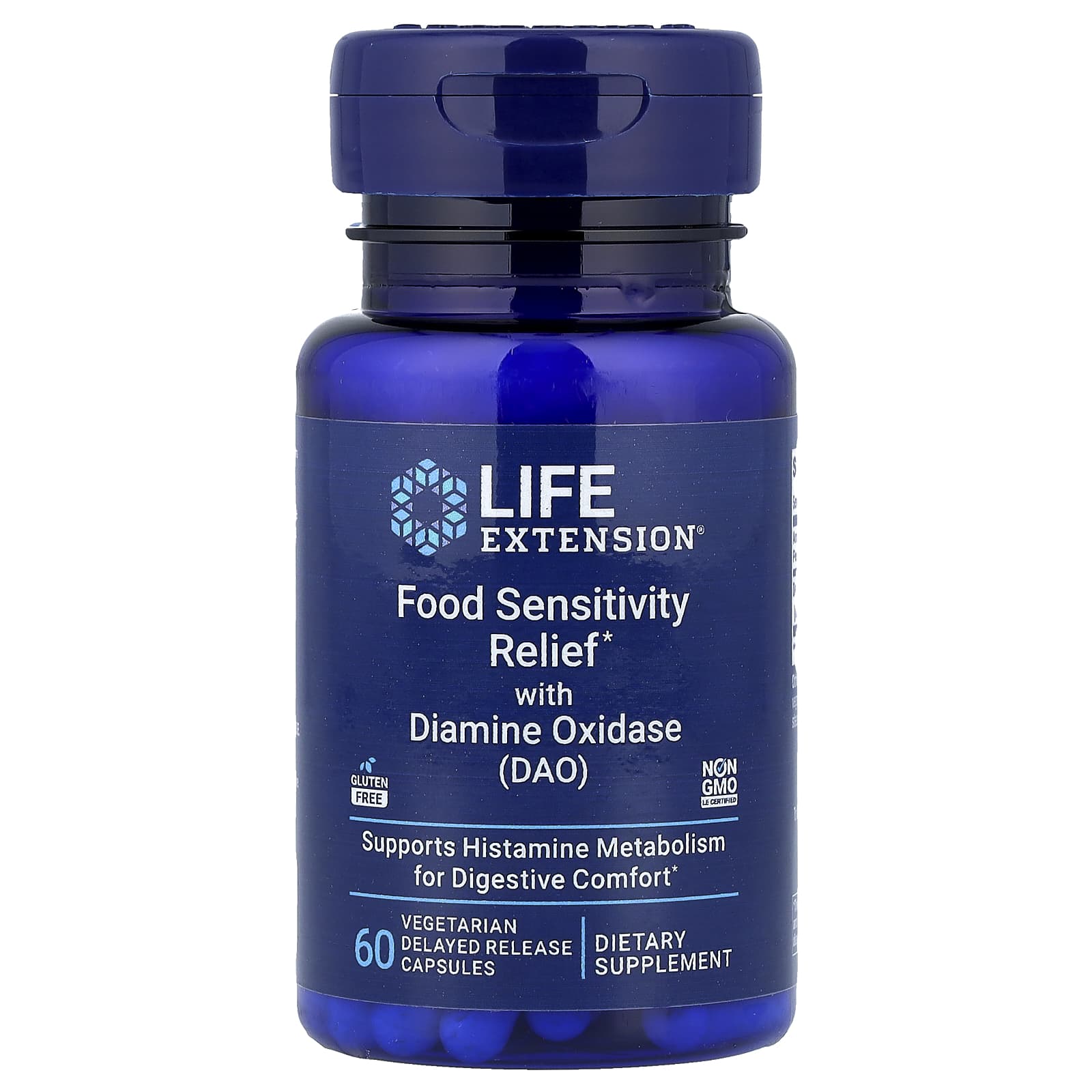 Life Extension Food Sensitivity Relief baksida