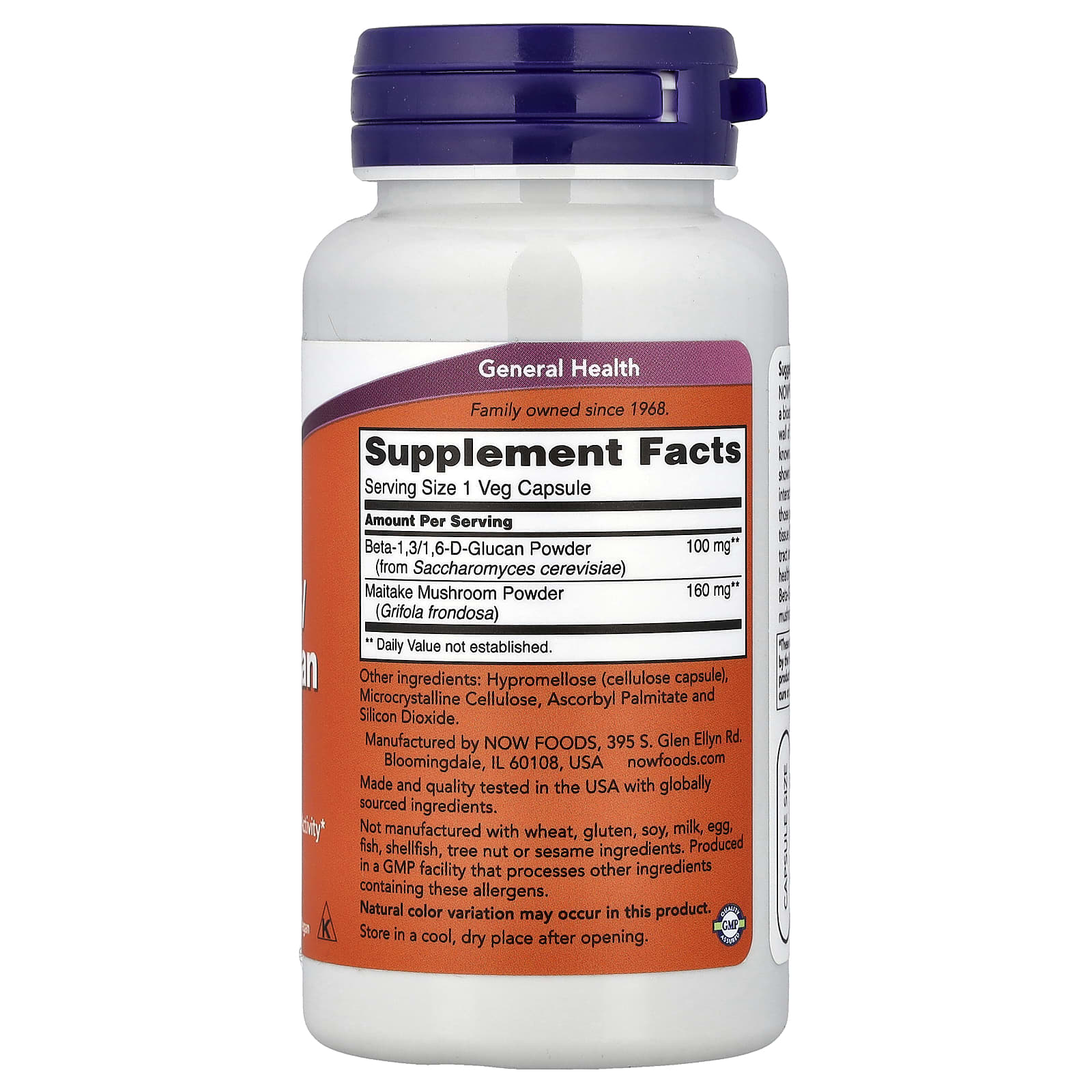 Beta-Glukan 1,3/1,6-D ingredienslista