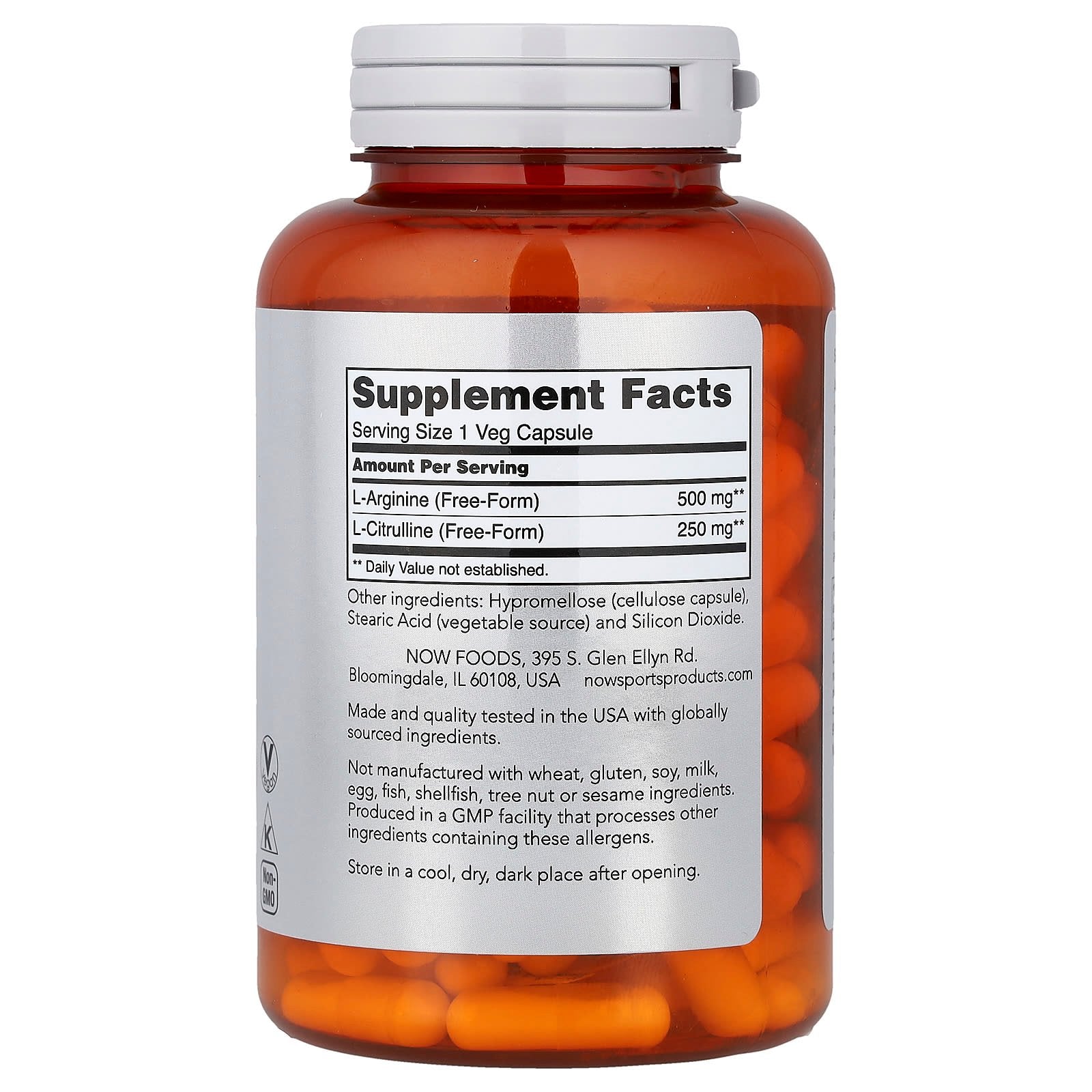 Now Foods - Arginine & Citrulline