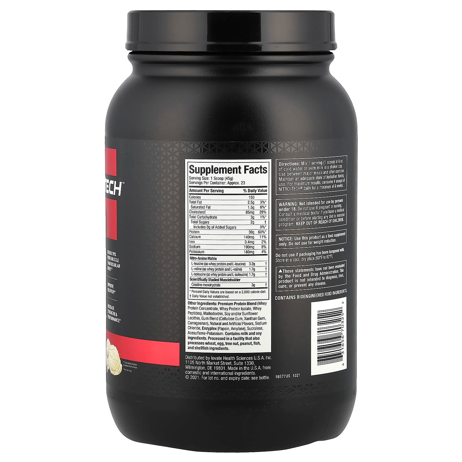 Muscletech - Nitro-Tech Whey Protein