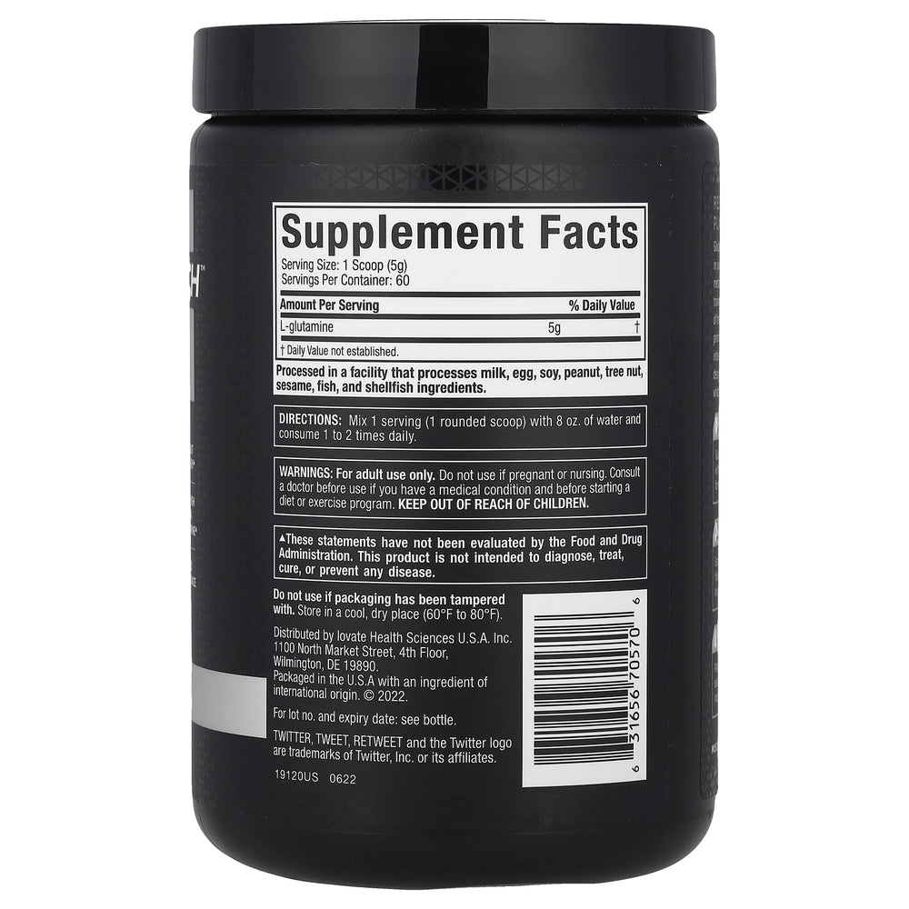 Platinum 100% Glutamine 300g framsida