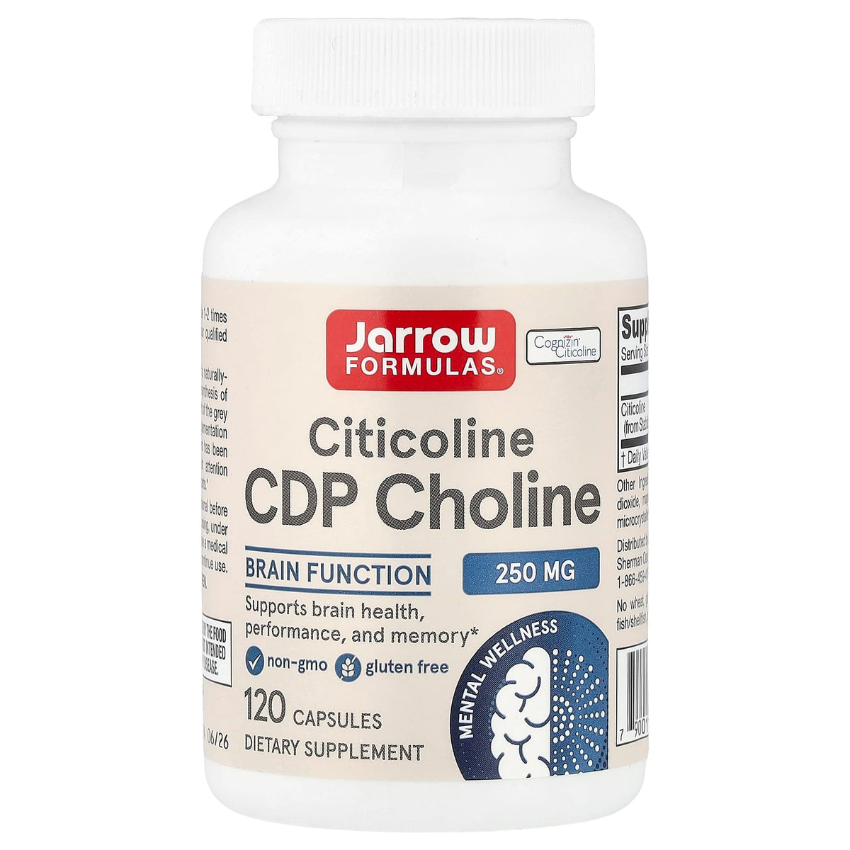 Jarrow Formulas - Citicoline Cdp Choline