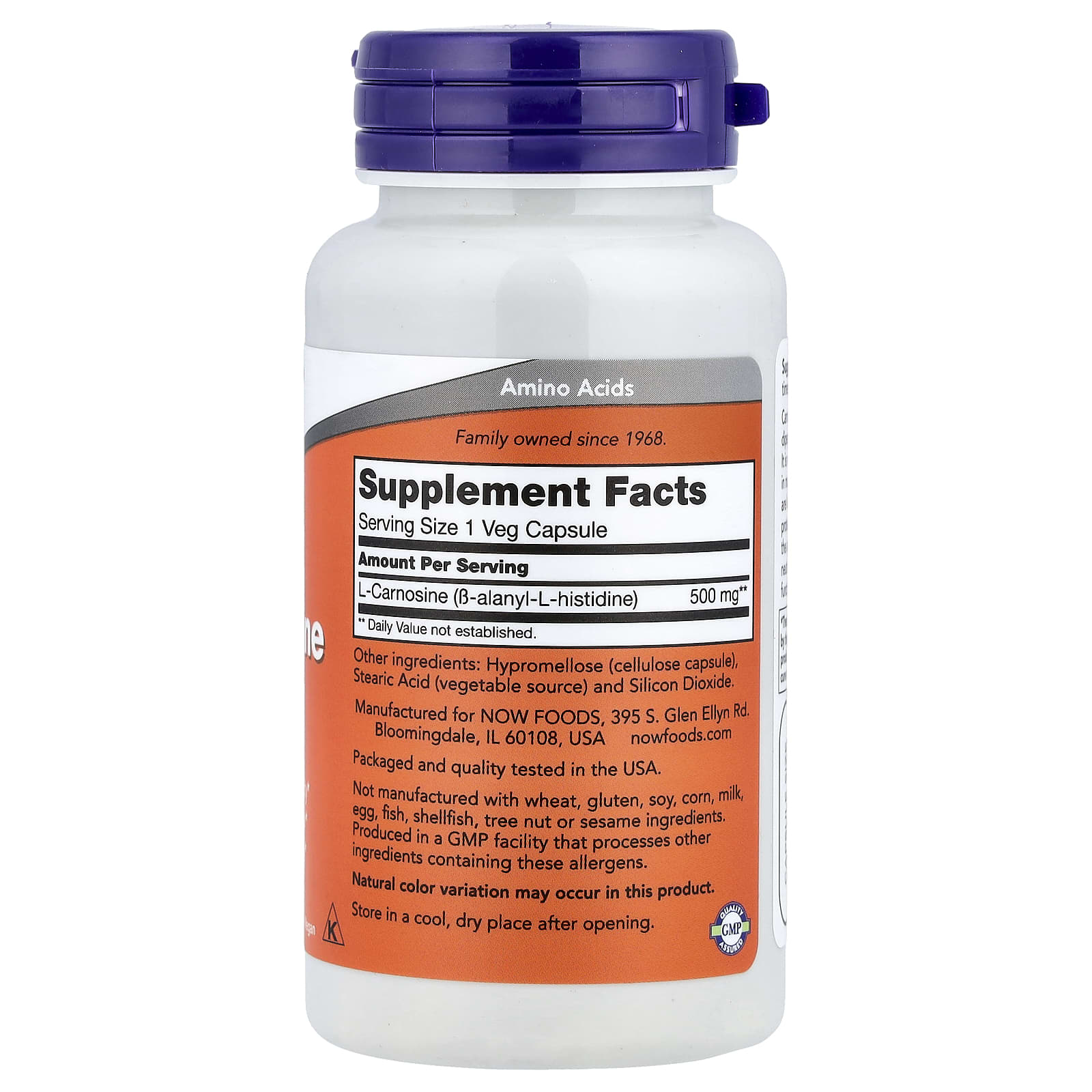 L-Karnosin 500mg dosering information