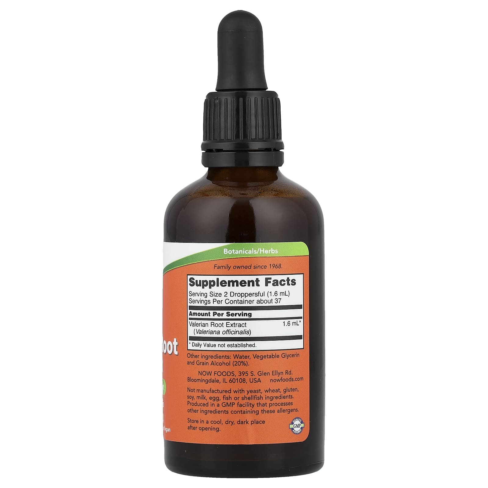Valerian Root Extract – Flytande näringsfakta