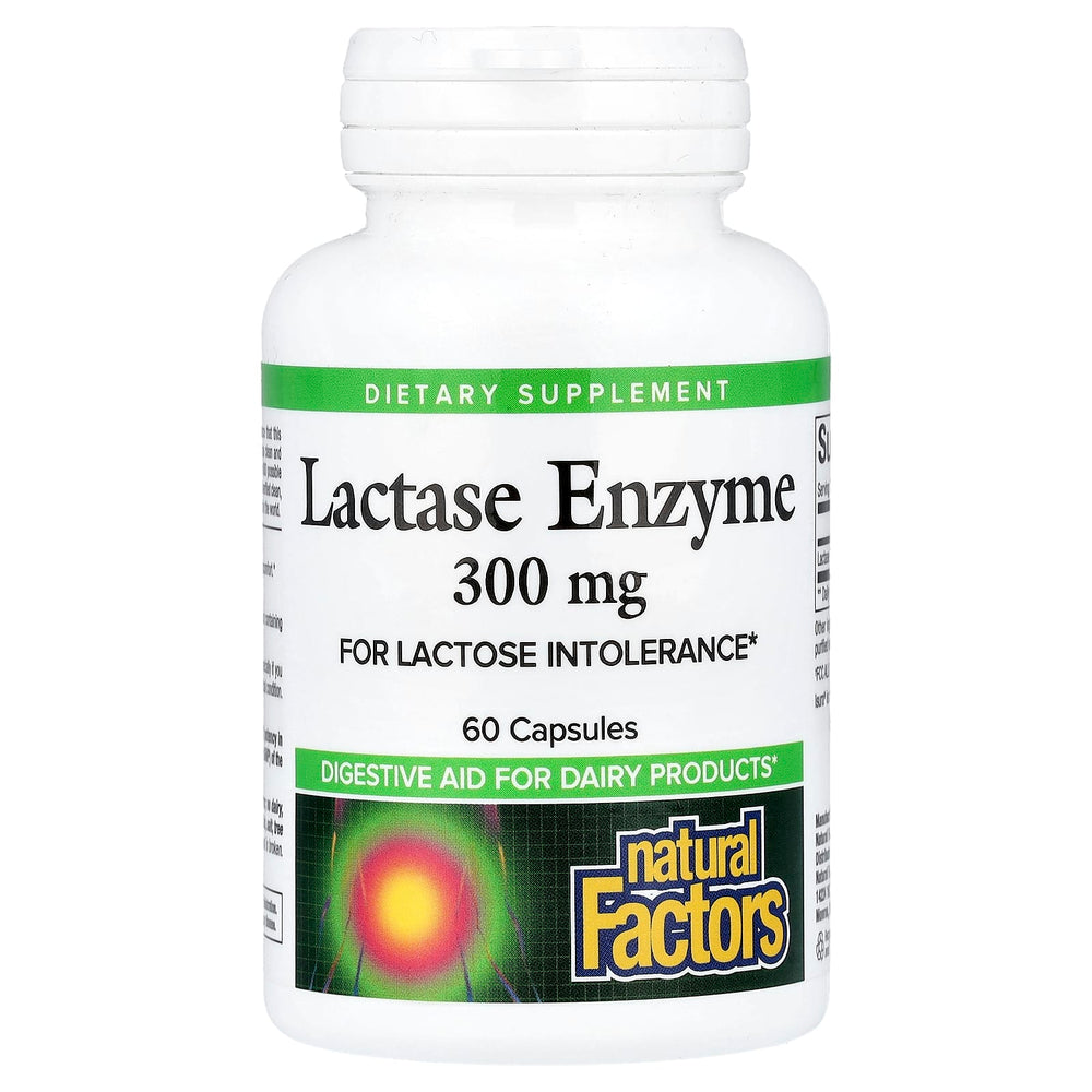 Lactase Enzyme – 9 000 FCC ALU baksida näringsfakta